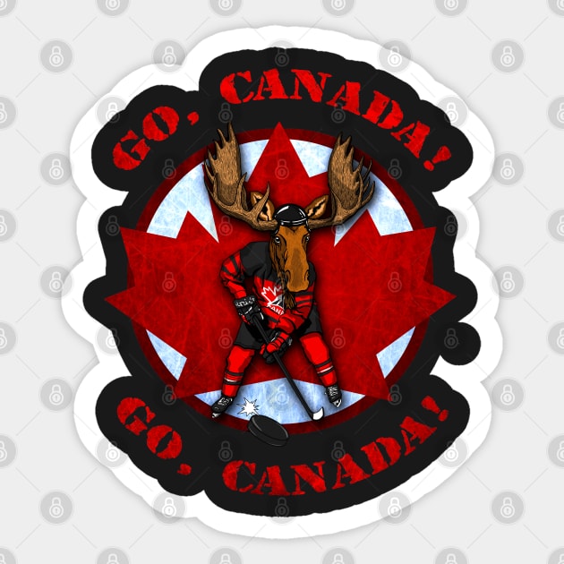 Go, Canada! Sticker by HelenaCooper